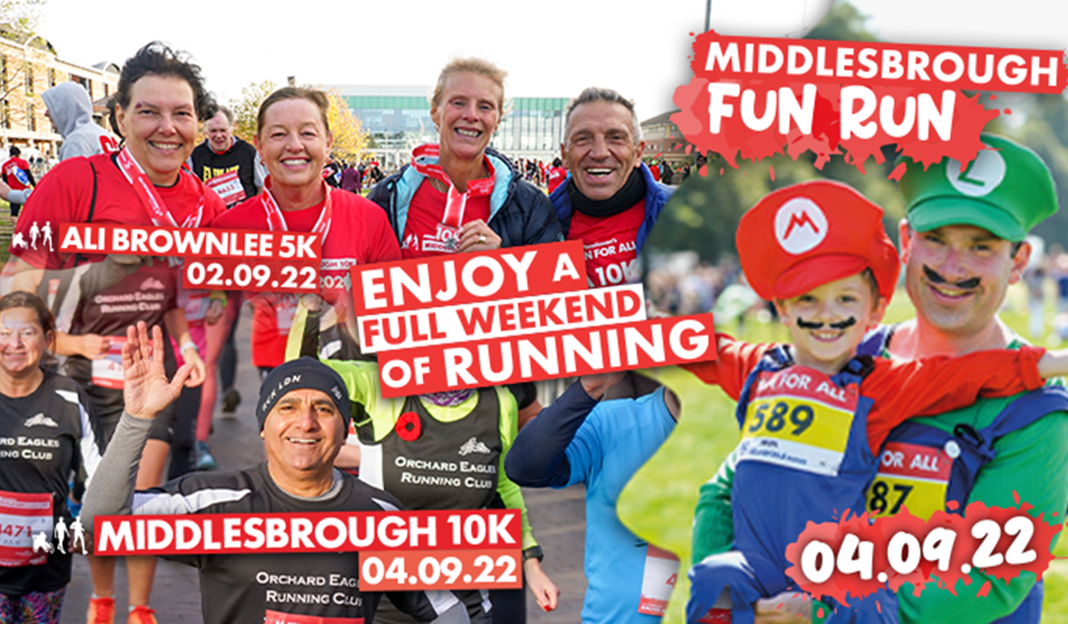 It’s set to be a festival of running in Middlesbrough! Run For All
